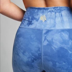 Darc sport blue tie dye shorts